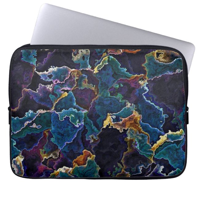 Ölteppich Laptopschutzhülle (Vorderseite)