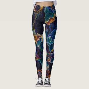 Ölteppich Leggings