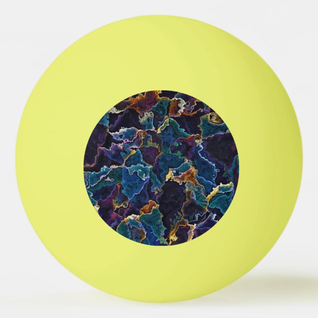 Ölteppich Pong Ball Tischtennisball (Vorderseite)