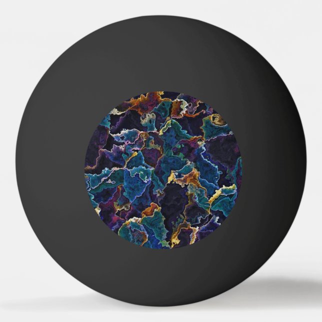 Ölteppich Pong Ball Tischtennisball (Vorderseite)