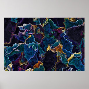 Ölteppich Poster
