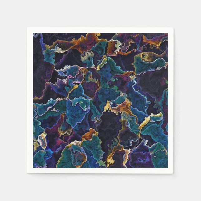Ölteppich Serviette (Vorderseite)