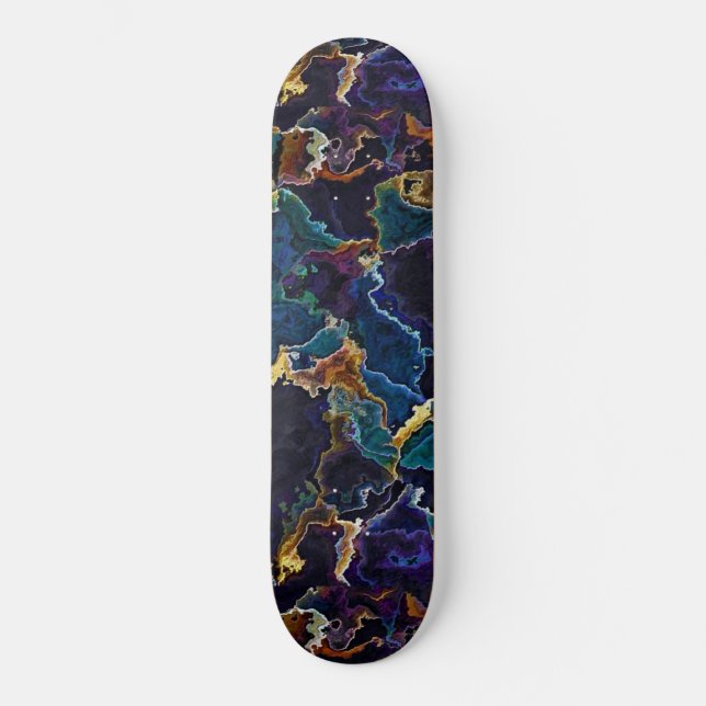 Ölteppichskateboard Skateboard (Vorderseite)