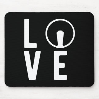 Oltimer 2cv Ente Liebe Typografie Mousepad