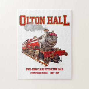 Olton Hall Vintage-Dampflokomotive