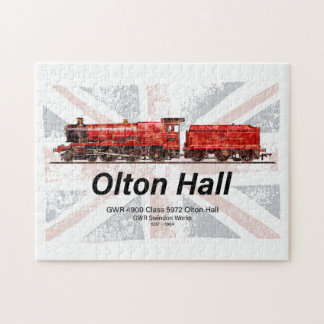 Olton Hall Vintage-Dampflokomotive 