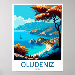 Ölüdeniz Voyage Impression d'art mural Ölüdeniz Mu
