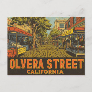 Olvera Street California Postkarte