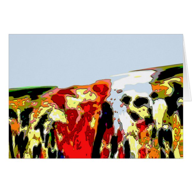 Ölverschüttung Abstrakt (Vorderseite (Horizontal))