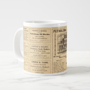 Ölwerbung in New York und Pennsylvania Jumbo-Tasse