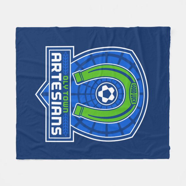 Oly StadtArtesians Fleece-Decke Fleecedecke (Vorderseite (Horizontal))