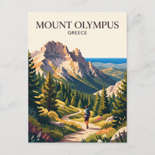 Olymp Berge Griechenland Postkarte