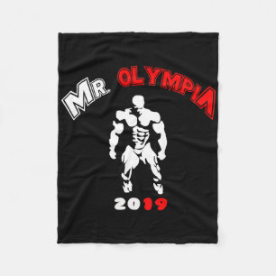 Olympia 2019 Gym Bodybuilding Fitness Workout Fleecedecke