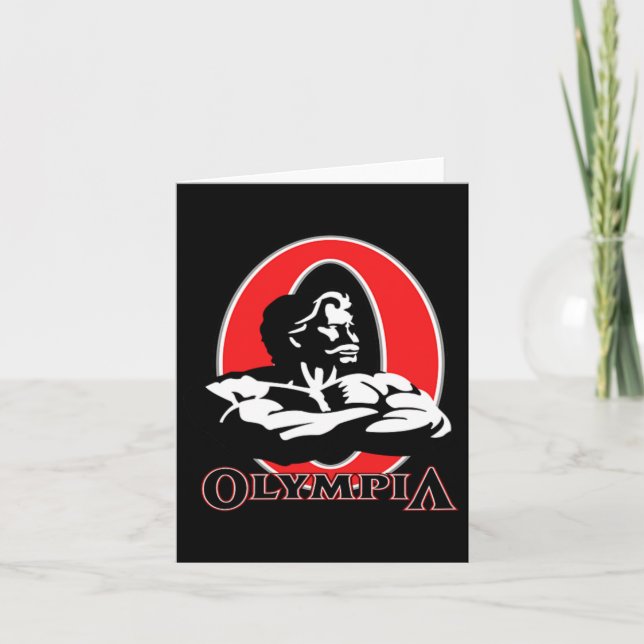 Olympia Bodybuilding Fitness Gym Karte (Vorderseite)