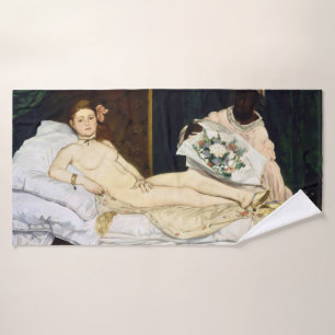 Olympia, Edouard Manet, 1863 Badehandtuch