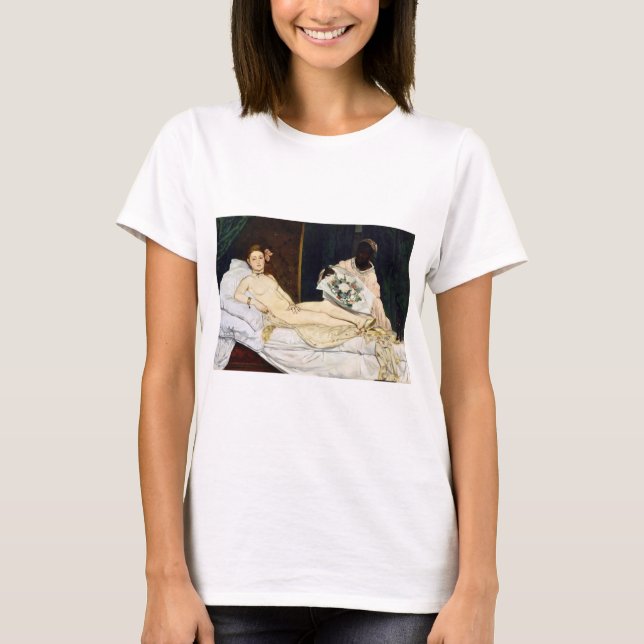 Olympia, Edouard Manet, 1863 T-Shirt (Vorderseite)