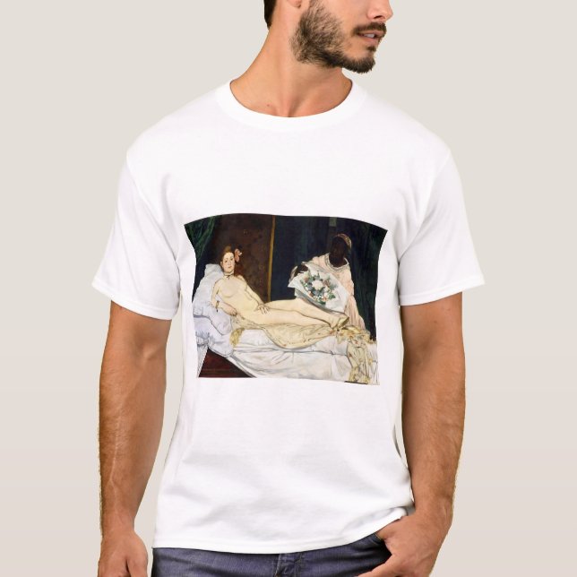 Olympia, Edouard Manet, 1863 T-Shirt (Vorderseite)
