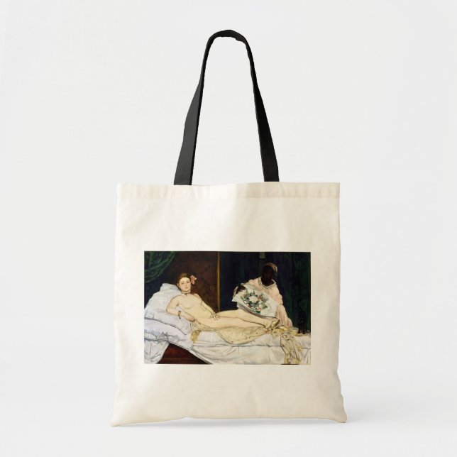 Olympia, Edouard Manet, 1863 Tragetasche (Vorne)