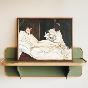 Olympia Edouard Manet Klassische französische Male Poster