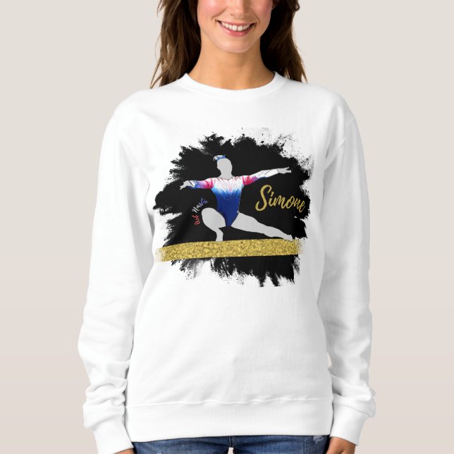Olympia Gymnastik-Silhouette Sweatshirt (Vorderseite)