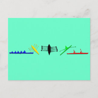 Olympia Mens Athlete Rowing Womens Sports Postkarte