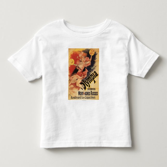 Olympia Nightclub Girl Crashing Cymbals Kleinkind T-shirt (Vorderseite)