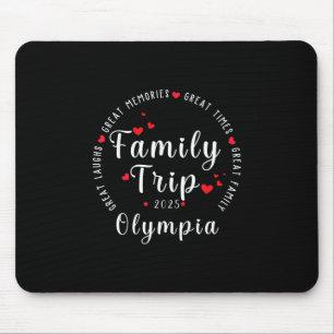 Olympia Stadt Urlaub Familie passend Männer Frauen Mousepad