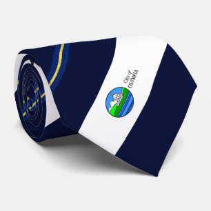 Olympia (Washington) Flagge Neck Tie Krawatte