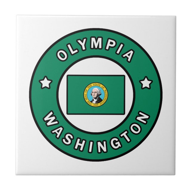 Olympia Washington Fliese (Vorderseite)