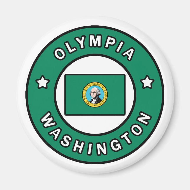 Olympia Washington Magnet (Vorne)