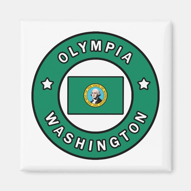 Olympia Washington Magnet (Vorne)