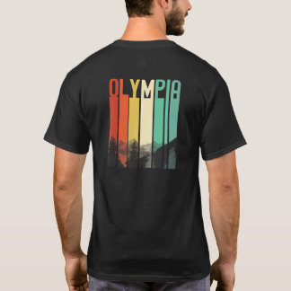 Olympia Washington Retro Wa City Vacation Outdoor T-Shirt