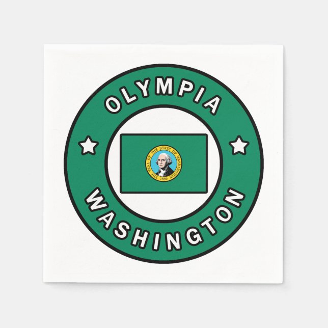 Olympia Washington Serviette (Vorderseite)