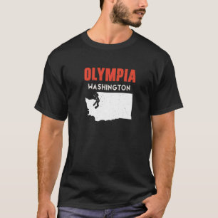 Olympia Washington USA Staat America Travel Washin T-Shirt