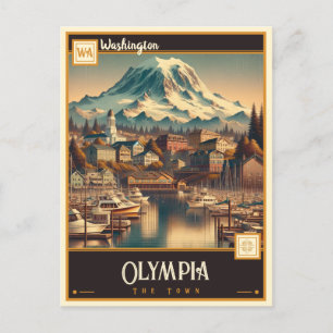 Olympia, Washington Vintage Ansichtskarte Postkarte