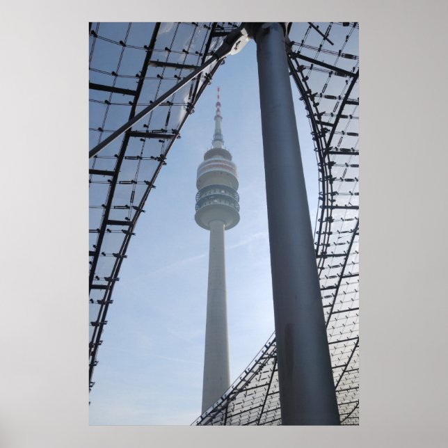 Olympiaturm Print Poster (Vorne)