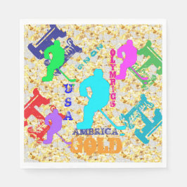 OLYMPIC HOCKEY SERVIETTE