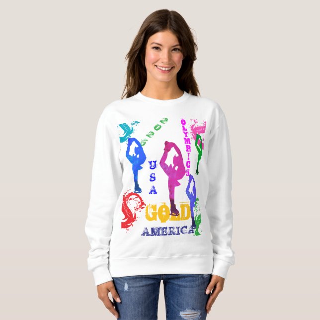 OLYMPIC ICE SKATING SWEATSHIRT (Vorne ganz)