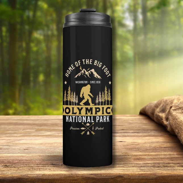 Olympic National Park Funny Travel Thermosbecher (Von Creator hochgeladen)