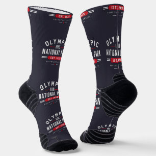 Olympic National Park Gegr. 1938 Vintage-Abenteuer Socken