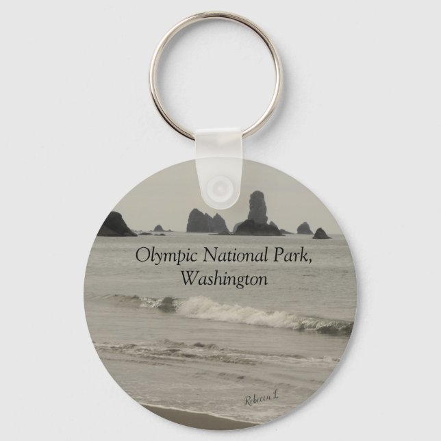 Olympic National Park Washington Beach Foto Schlüsselanhänger (Vorderseite)