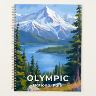 Olympic National Park Washington Reise Kunst Planer