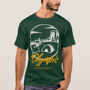 Olympic National Park Washington Staat Camping Hik T-Shirt