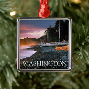 Olympic-Nationalpark   Bundesstaat Washington Ornament Aus Metall