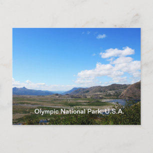 Olympic-Nationalpark, USA. Schöne Landschaft Postkarte