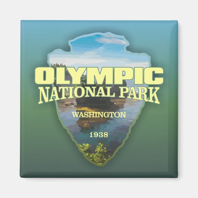 Olympic NP (Arrowhead) Magnet (Vorne)