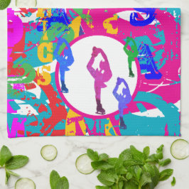 OLYMPIC SKATING  GESCHIRRTUCH