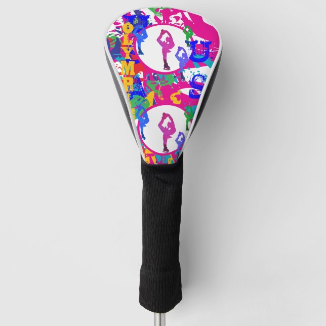 OLYMPIC SKATING  GOLF HEADCOVER (Vorderseite)