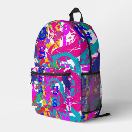 OLYMPIC SKIING BEDRUCKTER RUCKSACK