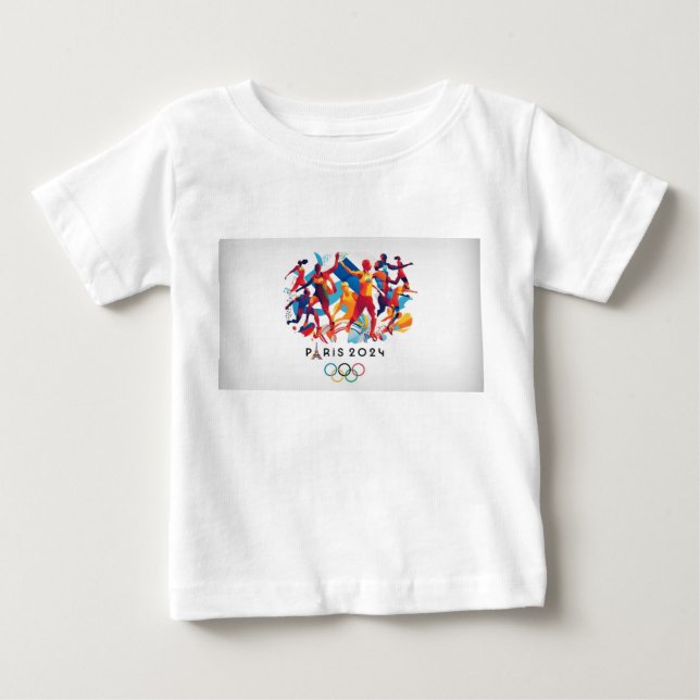 Olympic Spirit Watercolor-T - Shirt (Vorderseite)